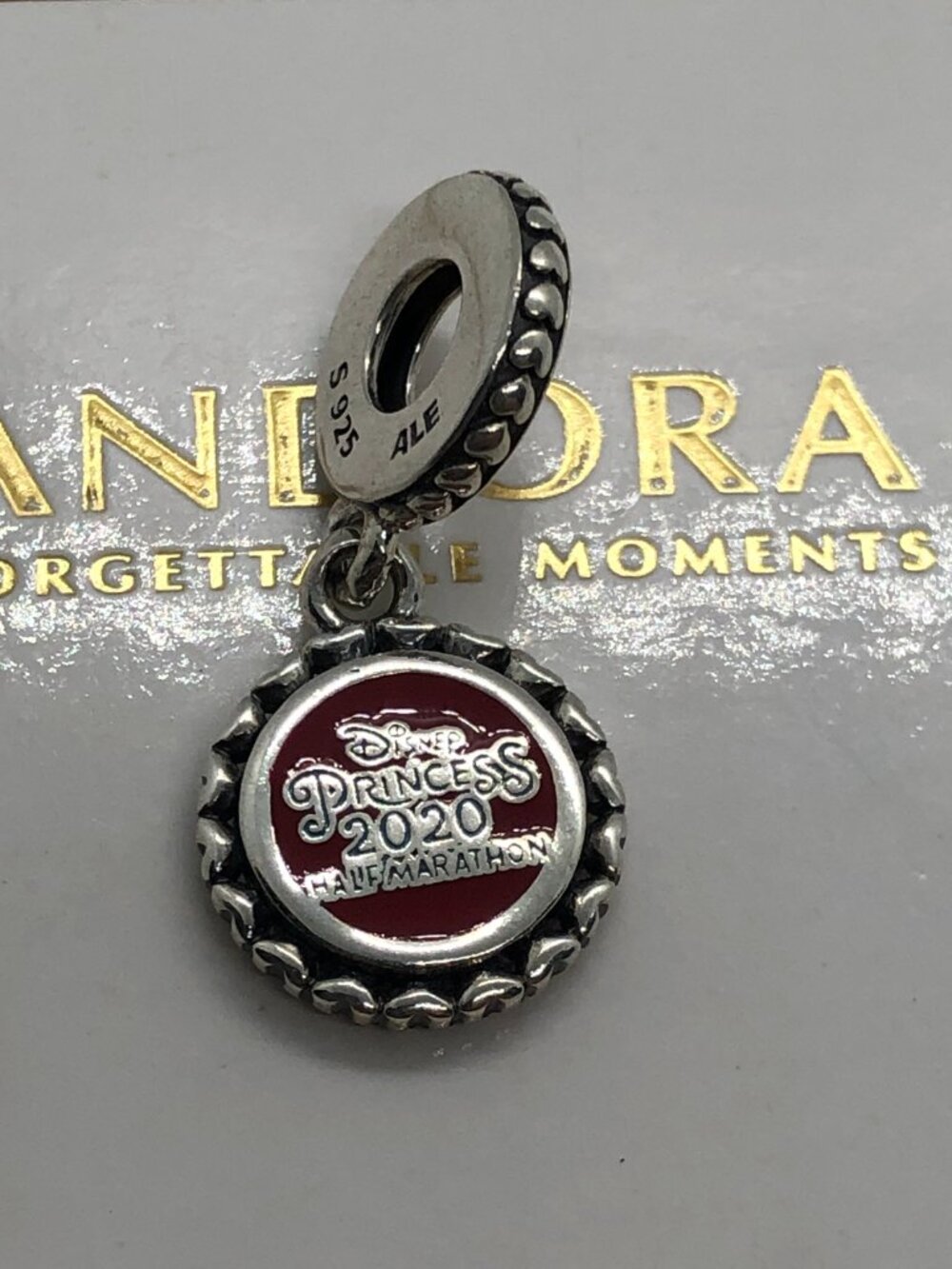 ✨🔥Pandora Run Disney Princess 13.1K Half Marathon Charm